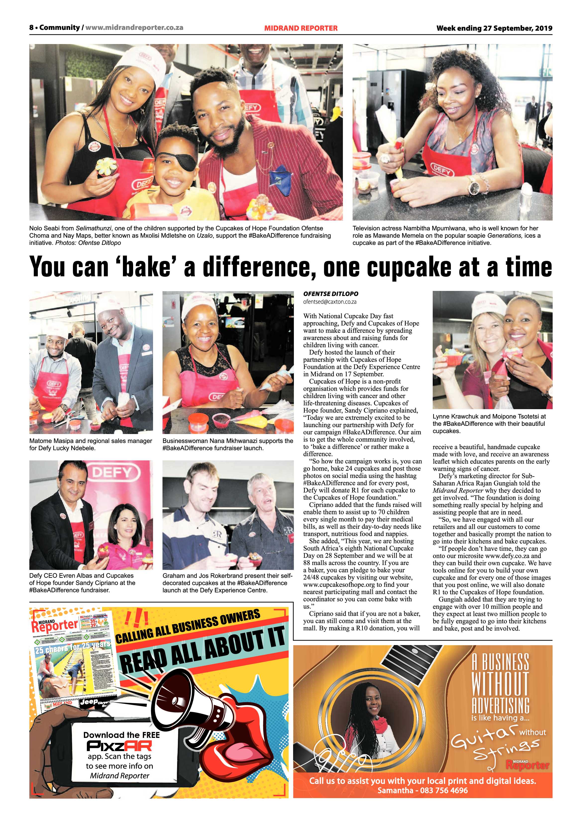 Midrand Reporter 27 September, 2019 page 8
