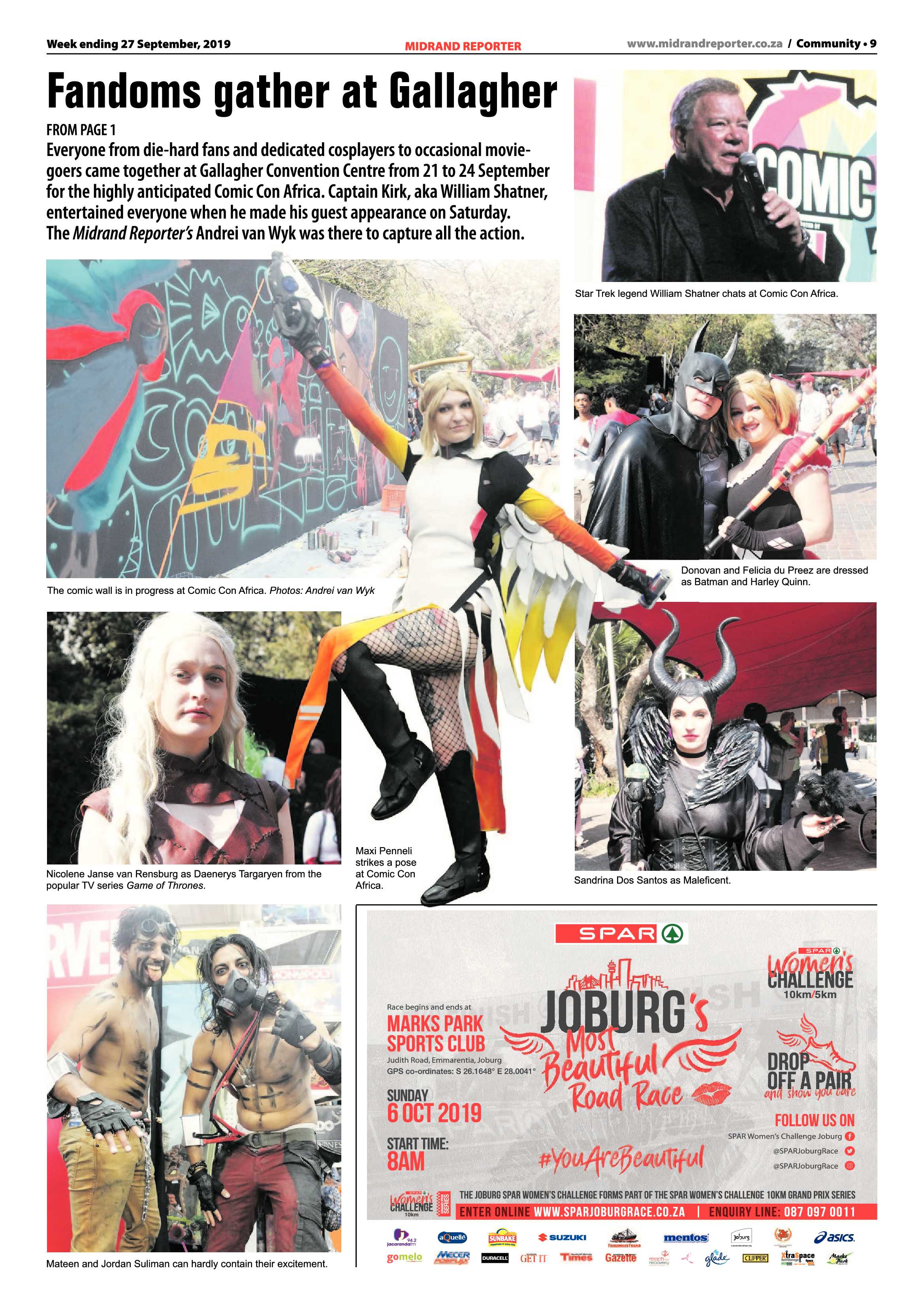 Midrand Reporter 27 September, 2019 page 9