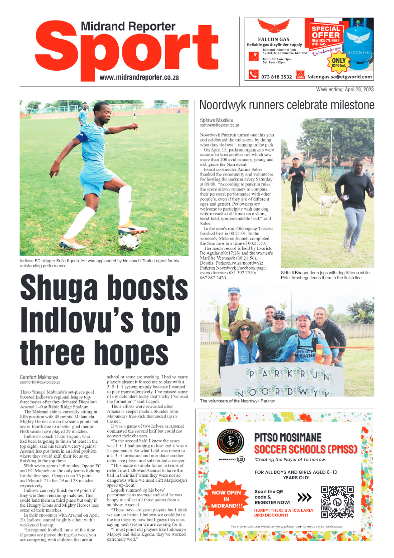 Midrand Reporter 28 April 2023 page 16