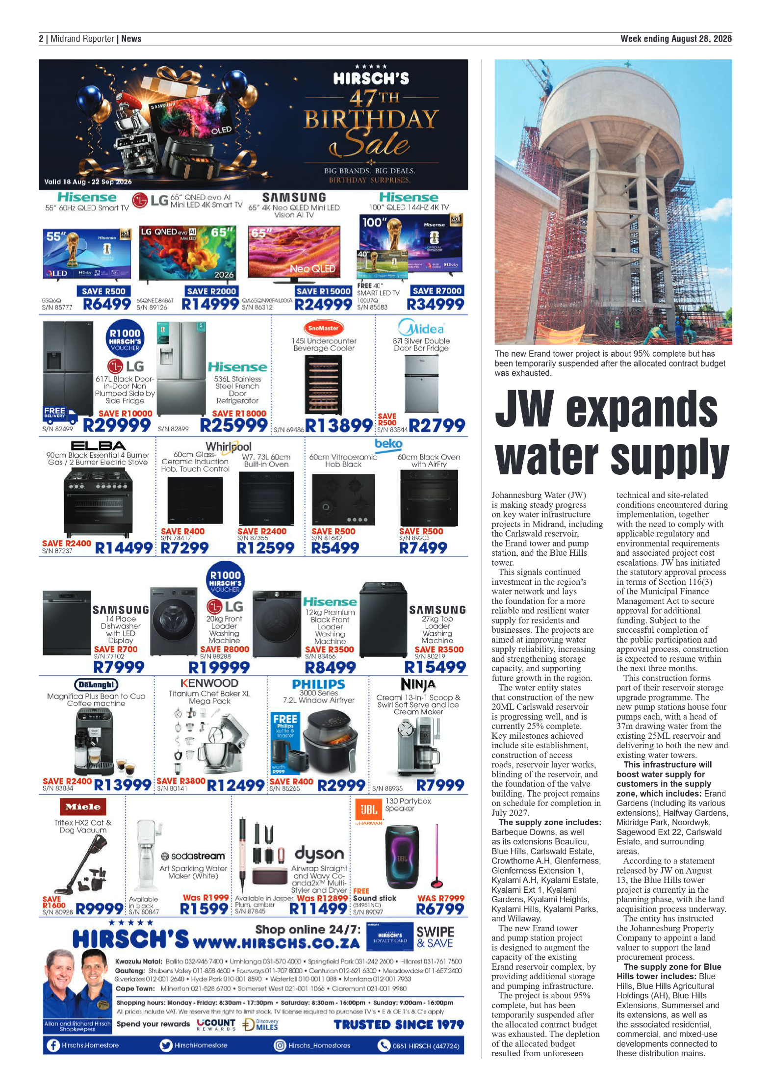 Midrand Reporter 28 August 2026 page 2