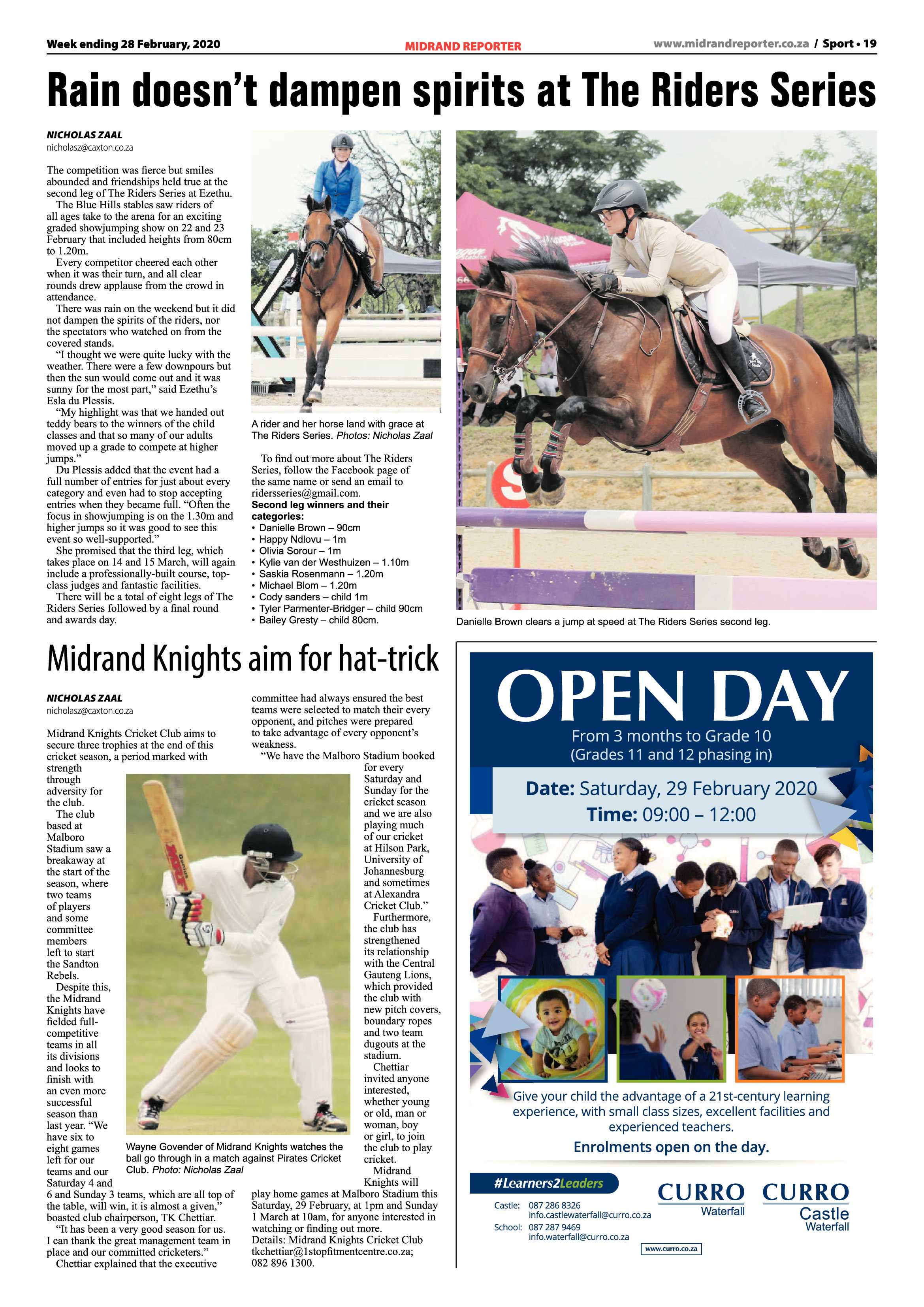 Midrand Reporter 28 February 2020 page 19