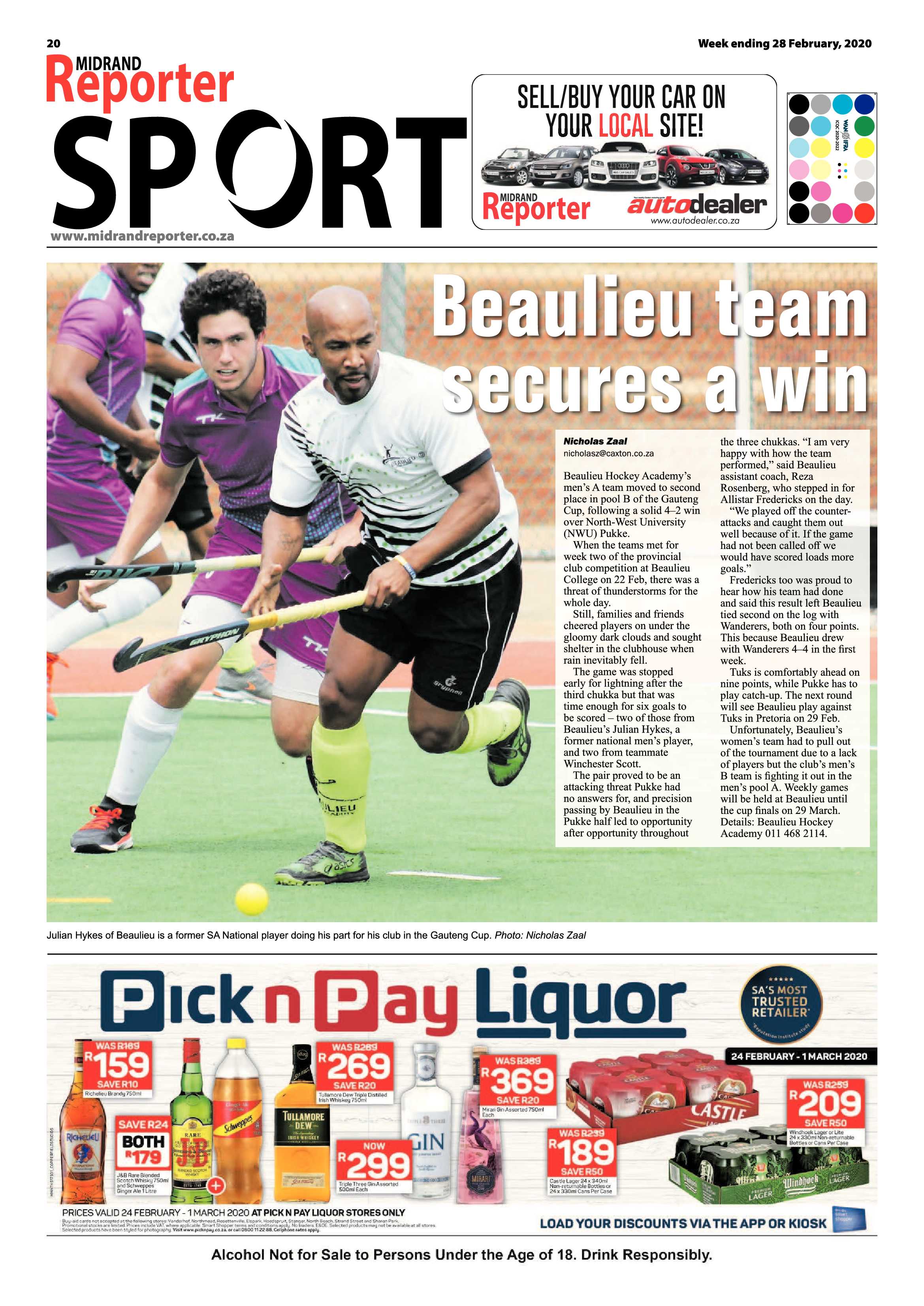 Midrand Reporter 28 February 2020 page 20