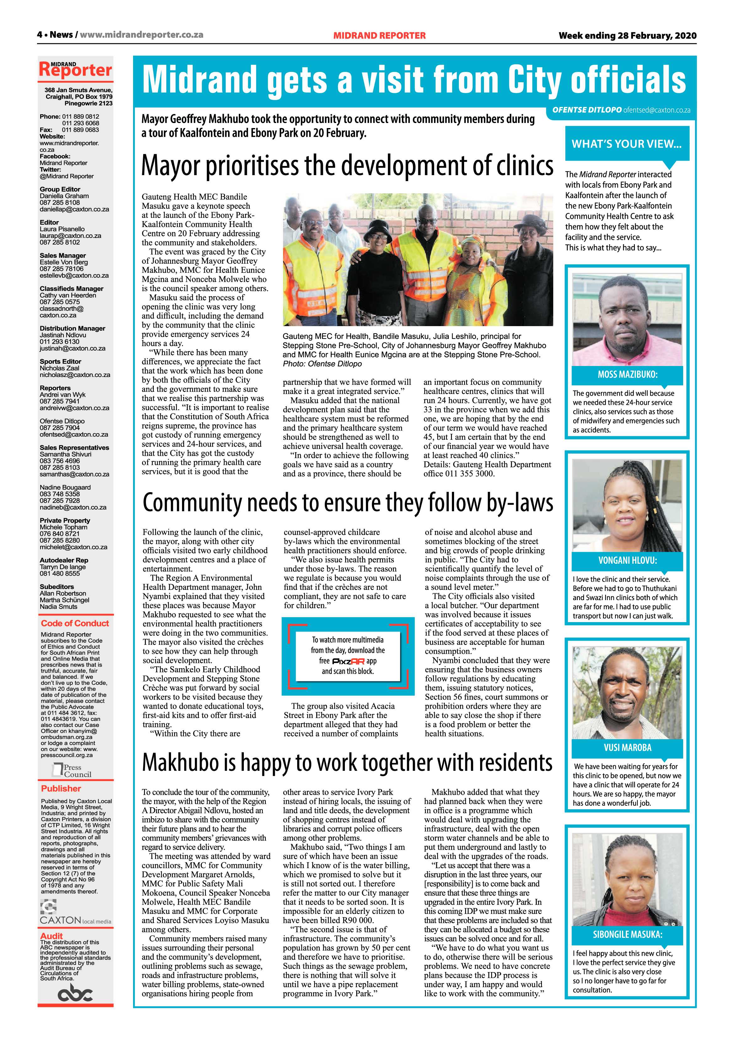 Midrand Reporter 28 February 2020 page 4
