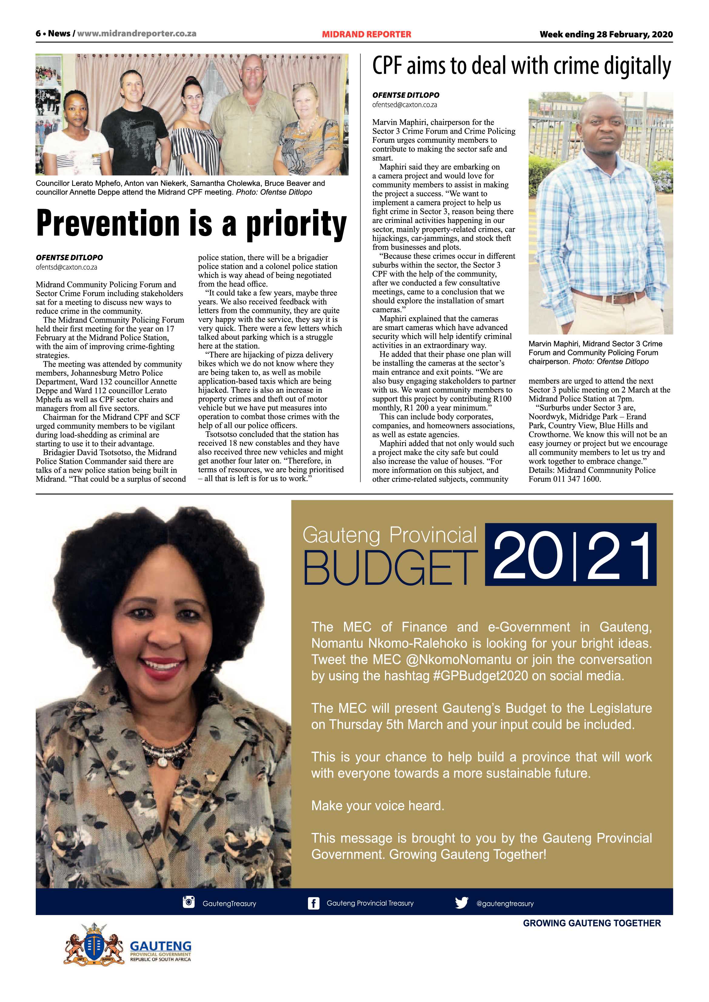 Midrand Reporter 28 February 2020 page 6