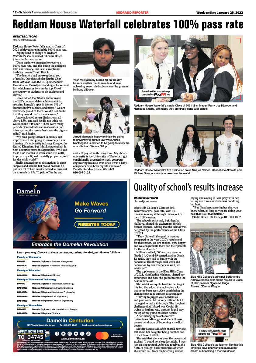 Midrand Reporter 28 January 2022 page 12
