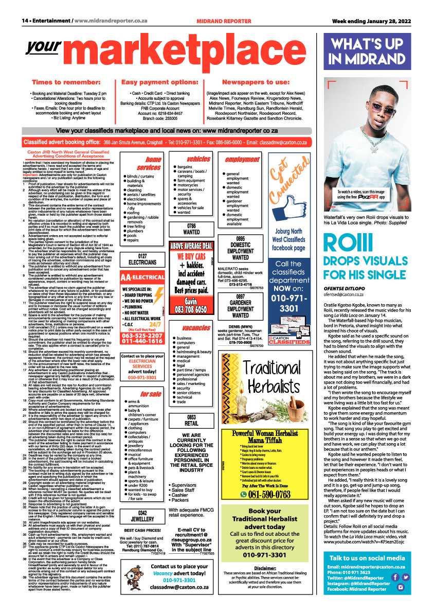 Midrand Reporter 28 January 2022 page 14