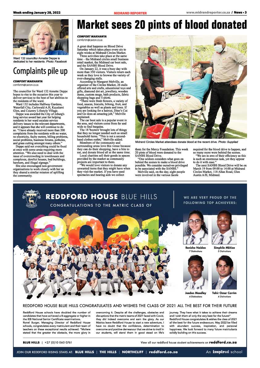 Midrand Reporter 28 January 2022 page 3