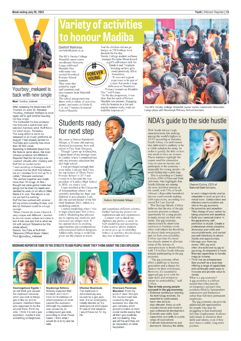 Midrand Reporter 28 July 2023 page 13