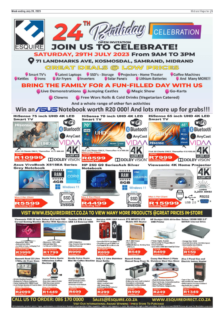 Midrand Reporter 28 July 2023 page 5