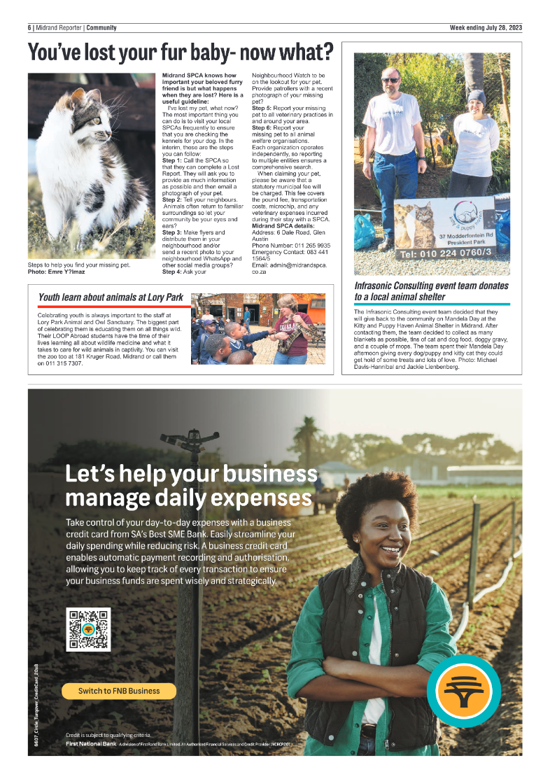 Midrand Reporter 28 July 2023 page 6