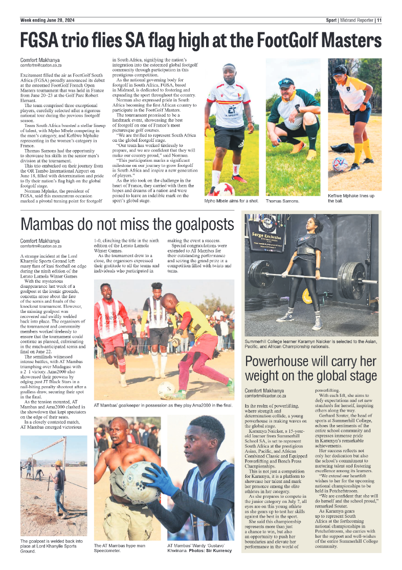 Midrand Reporter 28 June 2024 page 11