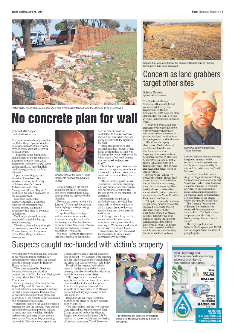 Midrand Reporter 28 June 2024 page 3