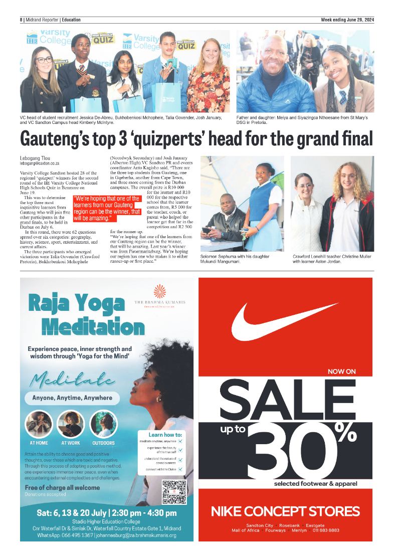 Midrand Reporter 28 June 2024 page 8