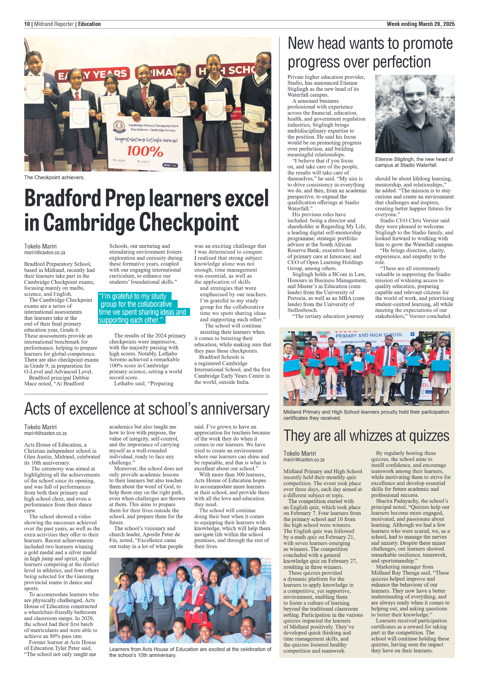 Midrand Reporter 28 March 2025 page 10