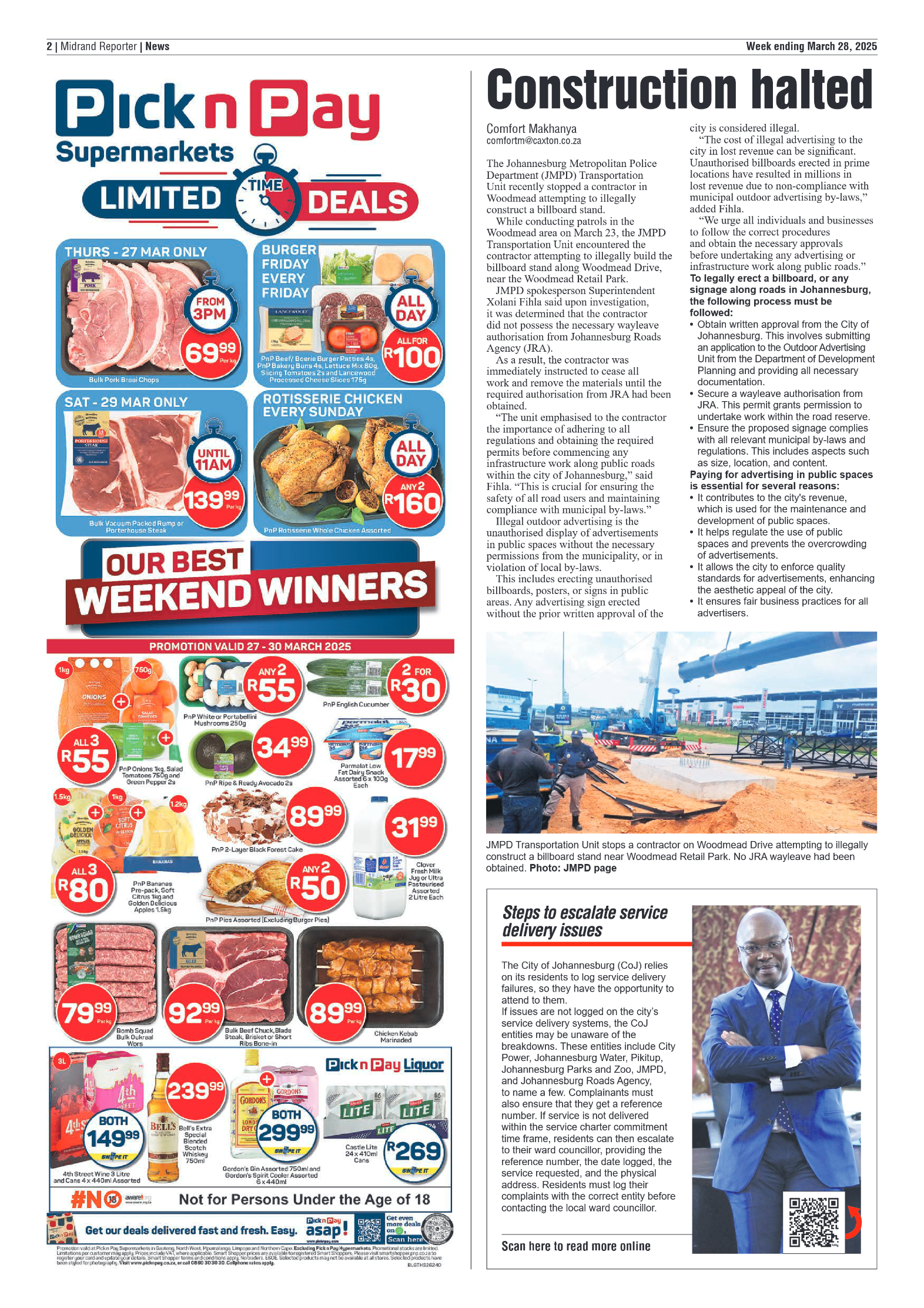 Midrand Reporter 28 March 2025 page 2