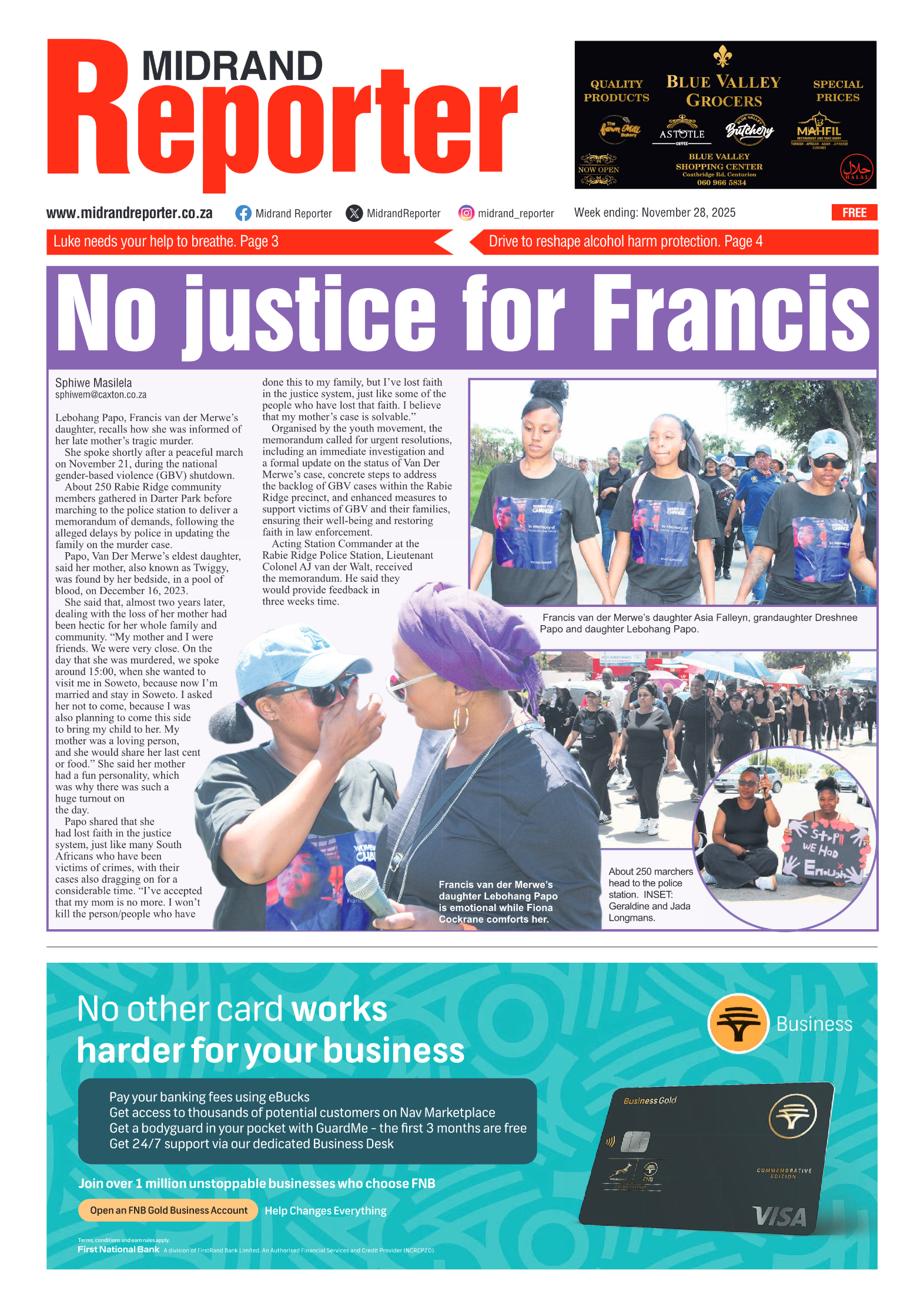 Midrand Reporter 28 November 2025 page 3