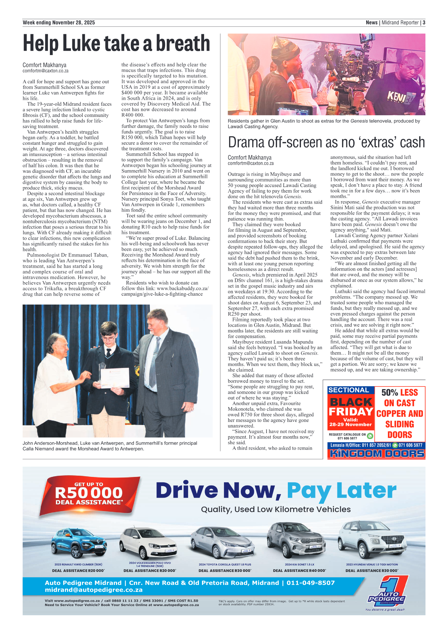 Midrand Reporter 28 November 2025 page 5