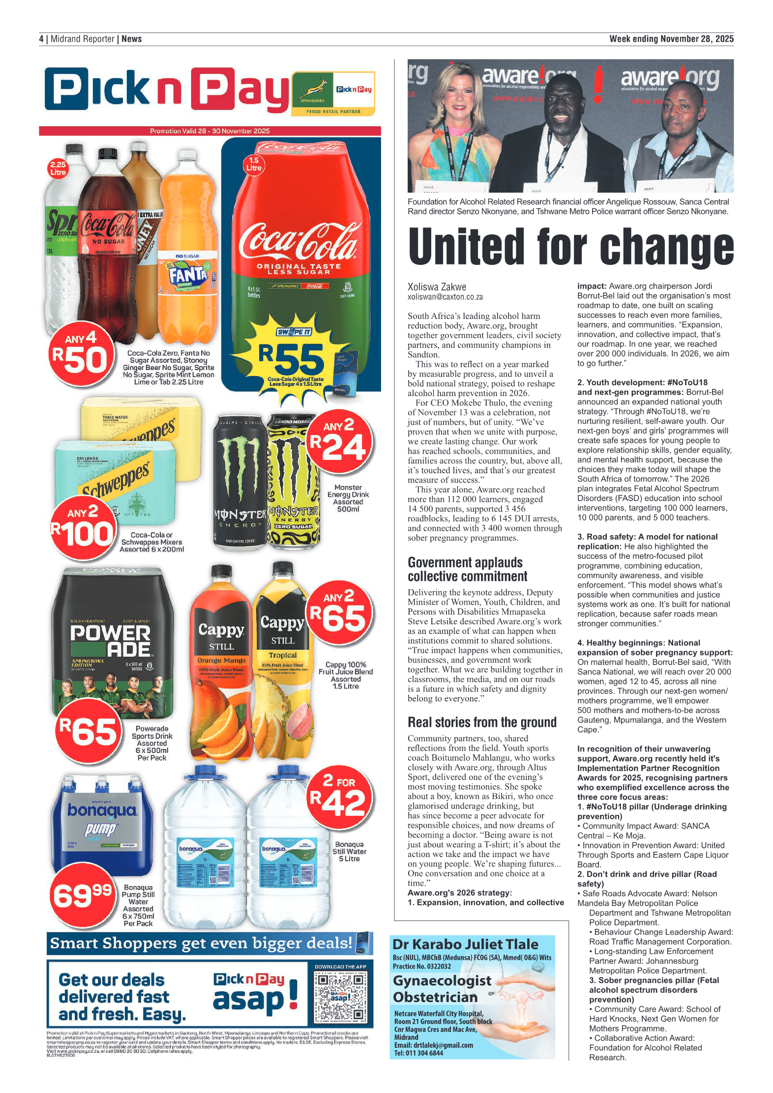 Midrand Reporter 28 November 2025 page 6