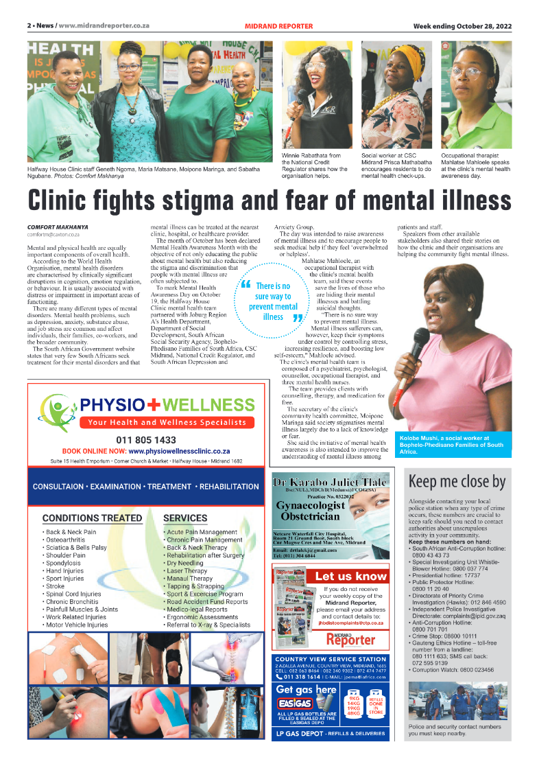 Midrand Reporter 28 October 2022 page 2