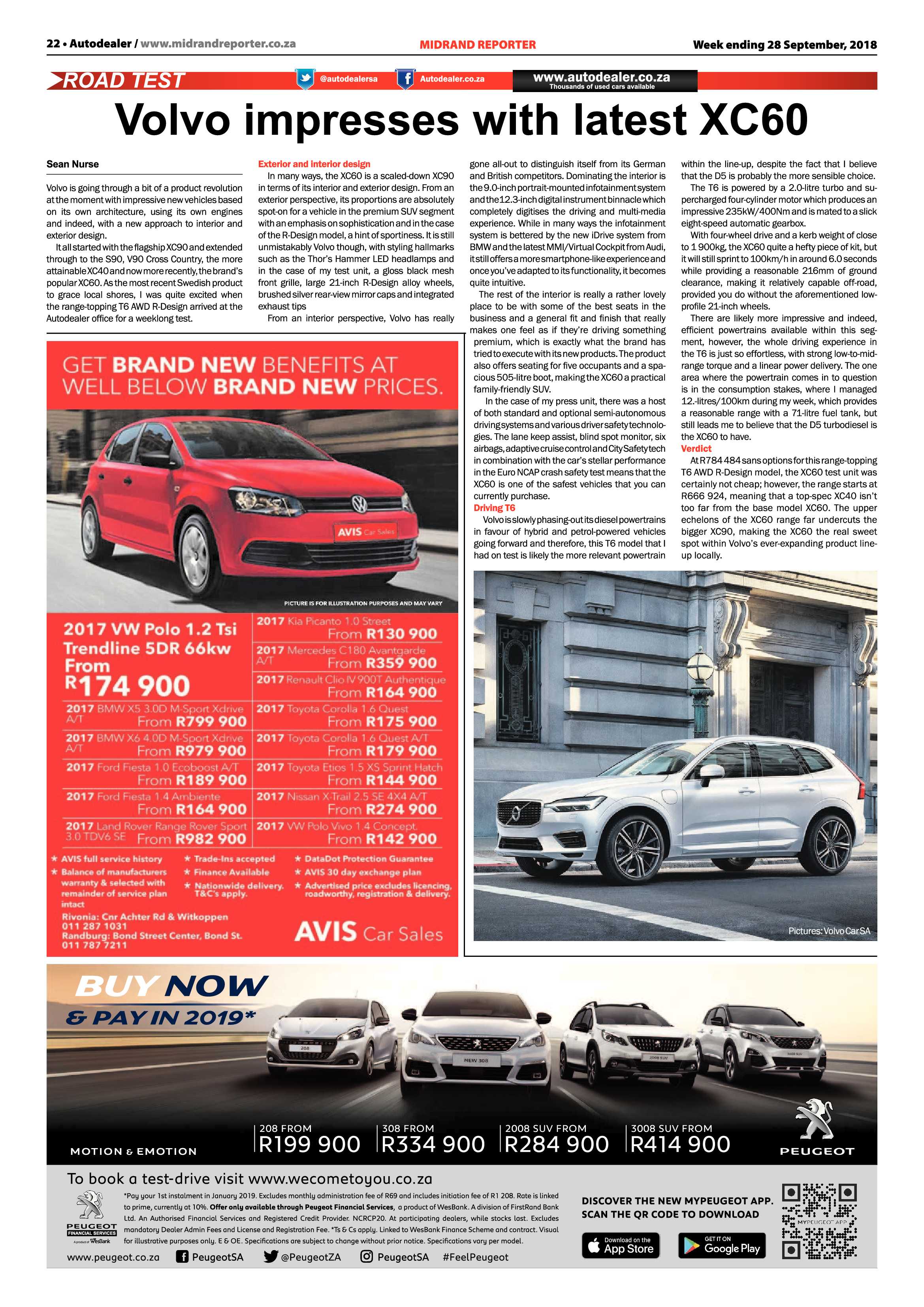 Midrand Reporter 28 September, 2018 page 22