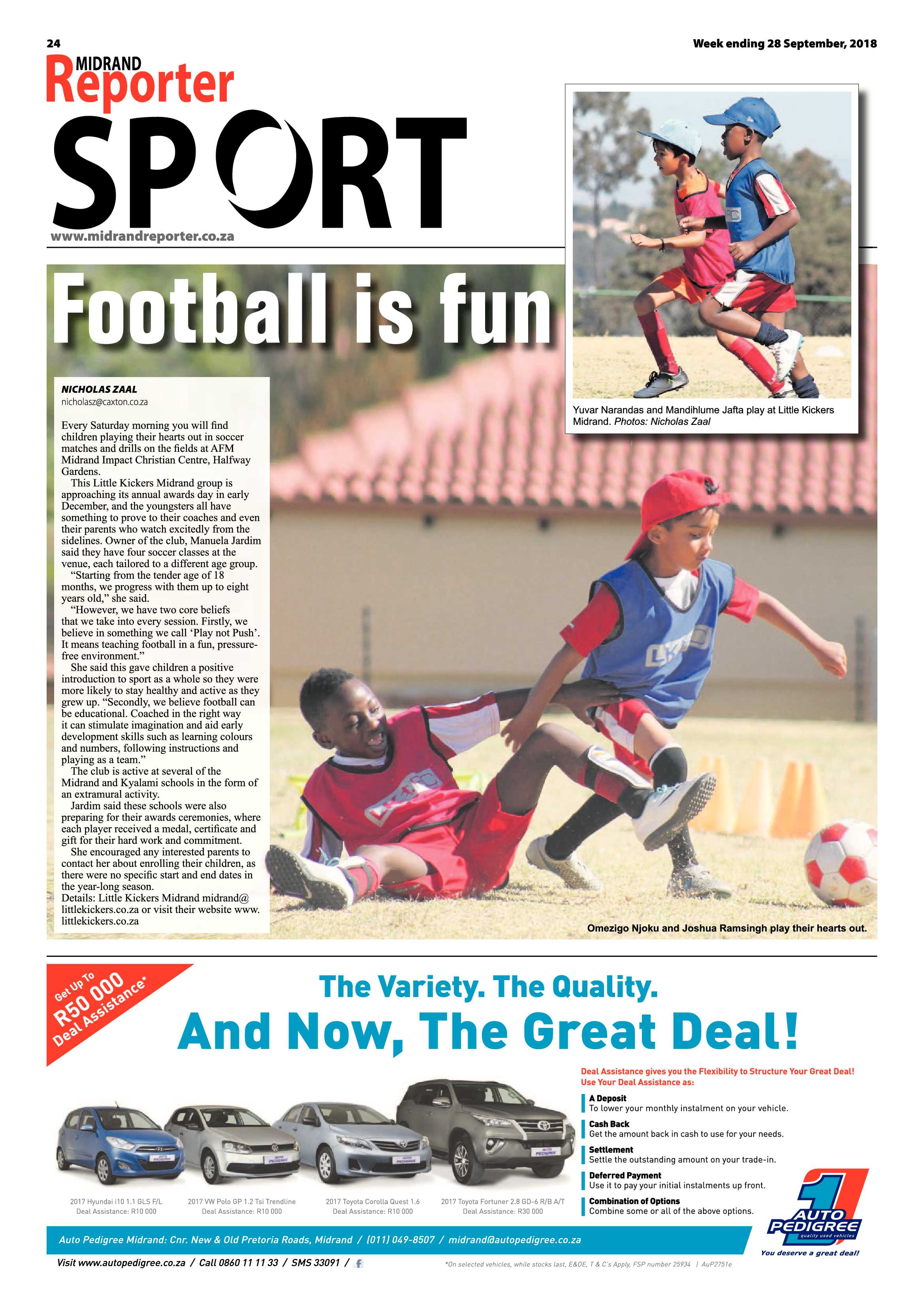 Midrand Reporter 28 September, 2018 page 24