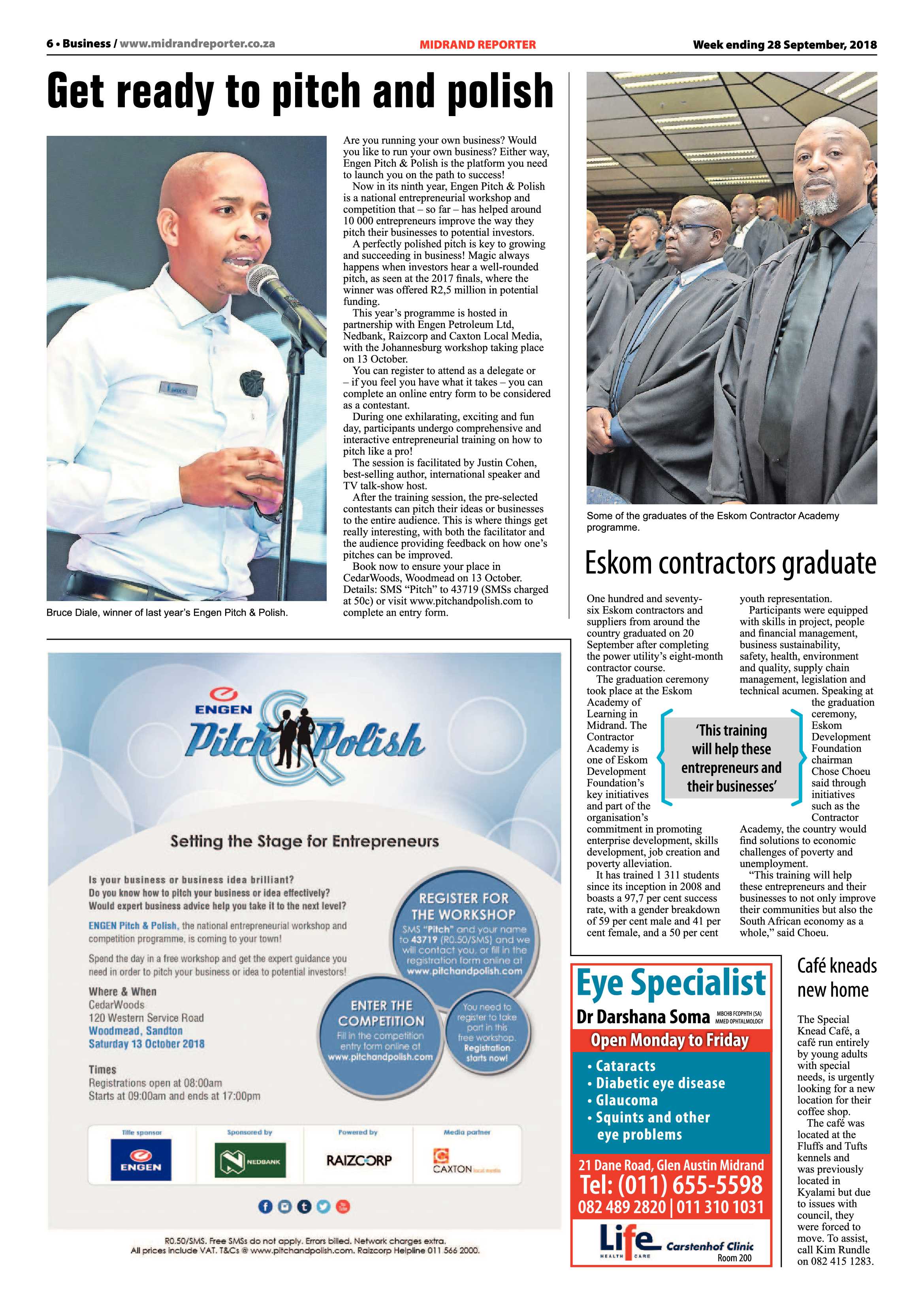 Midrand Reporter 28 September, 2018 page 6