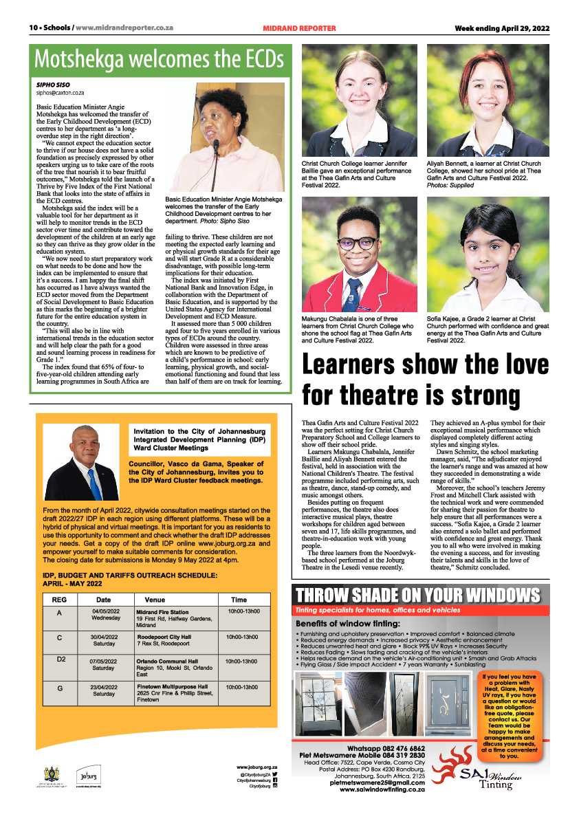 Midrand Reporter 29 April 2022 page 10