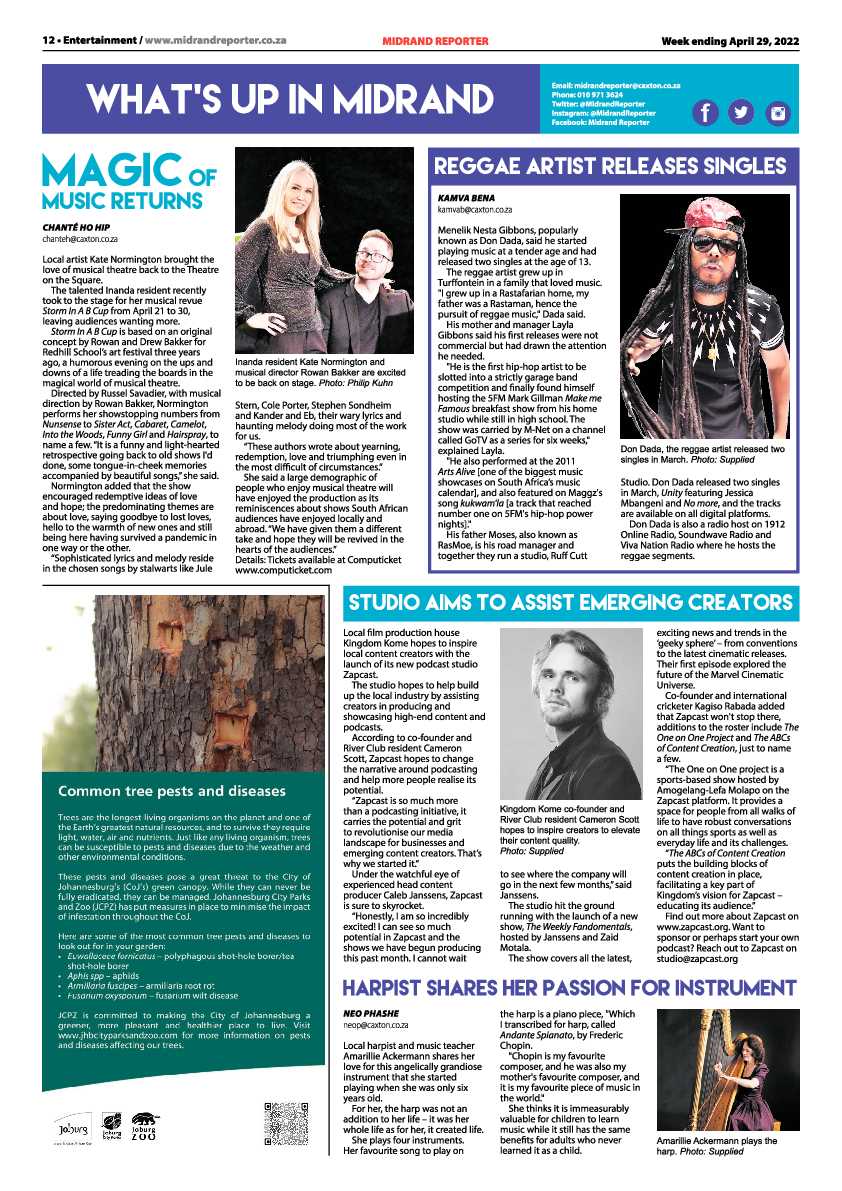 Midrand Reporter 29 April 2022 page 12