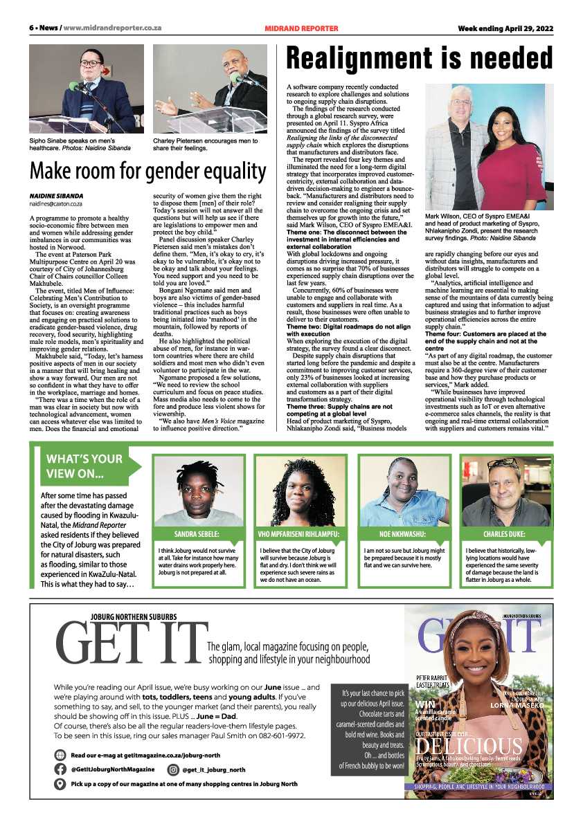 Midrand Reporter 29 April 2022 page 6