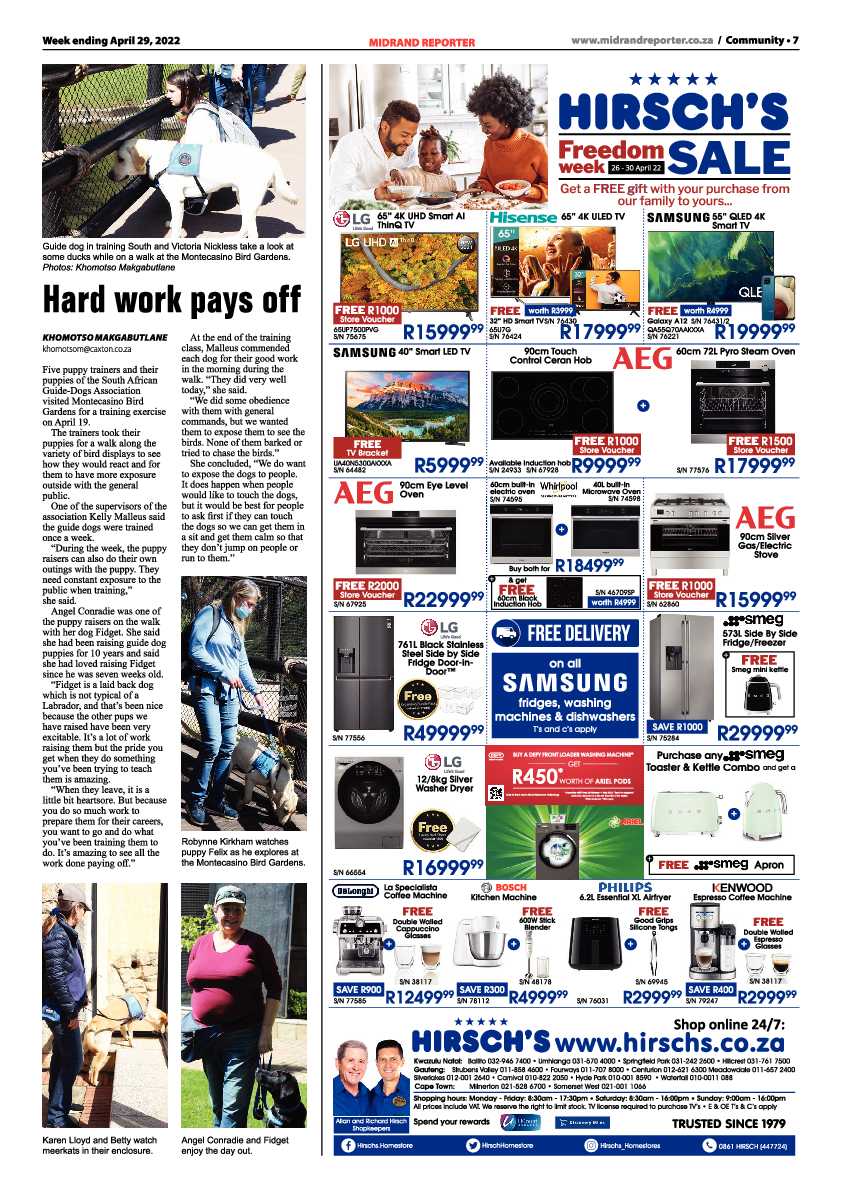 Midrand Reporter 29 April 2022 page 7