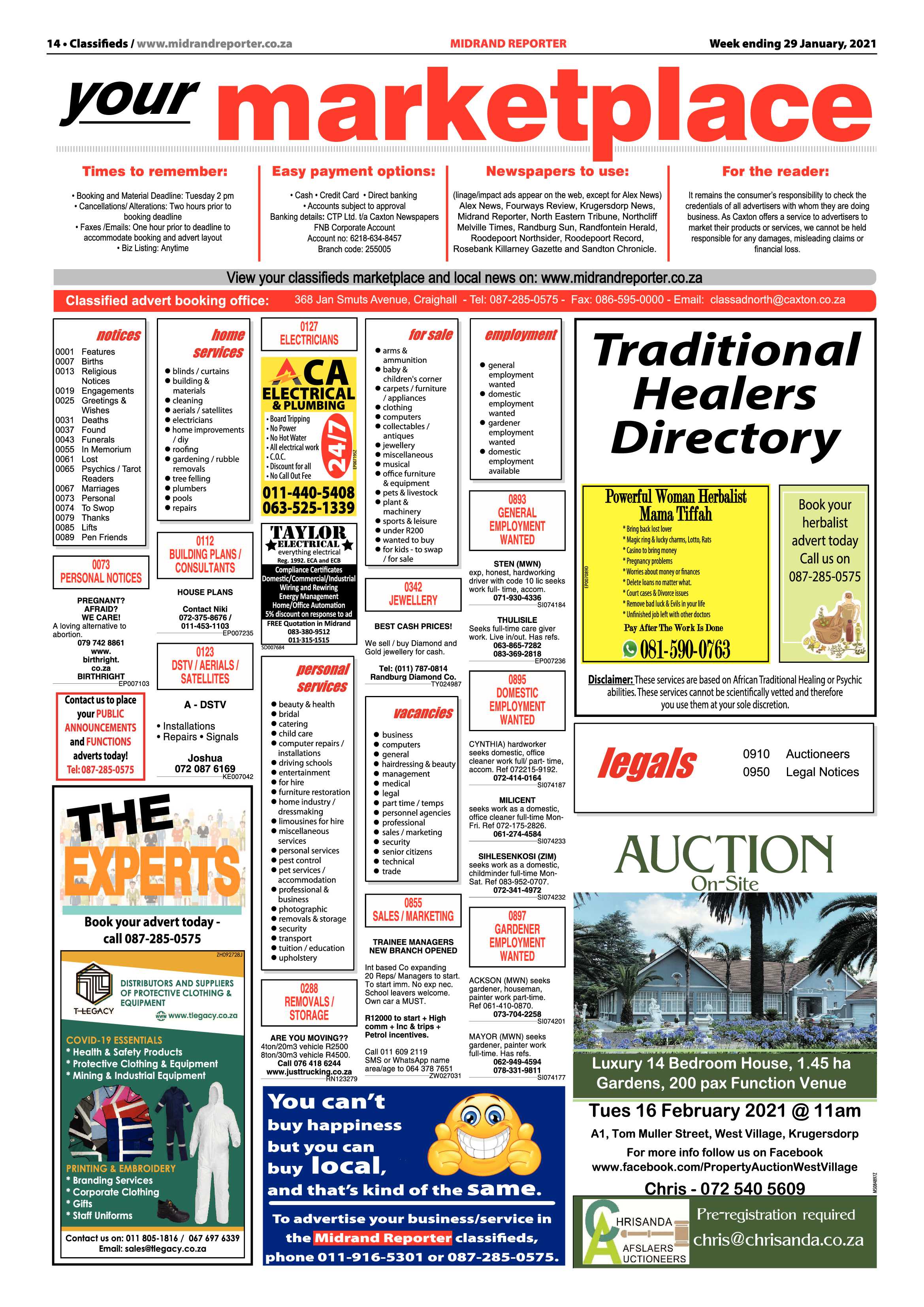 Midrand Reporter 29 January 2021 page 14