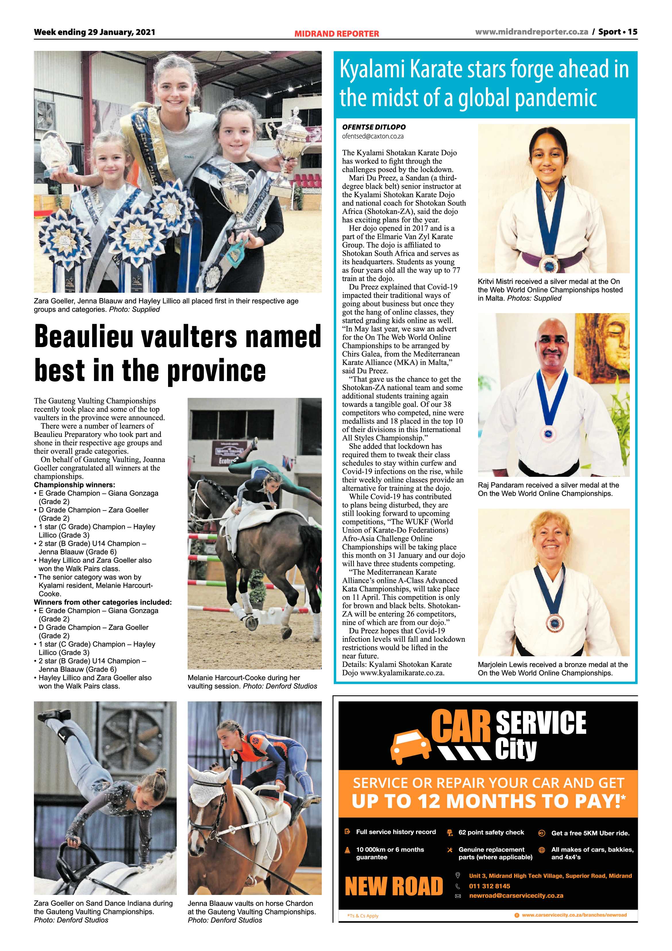 Midrand Reporter 29 January 2021 page 15