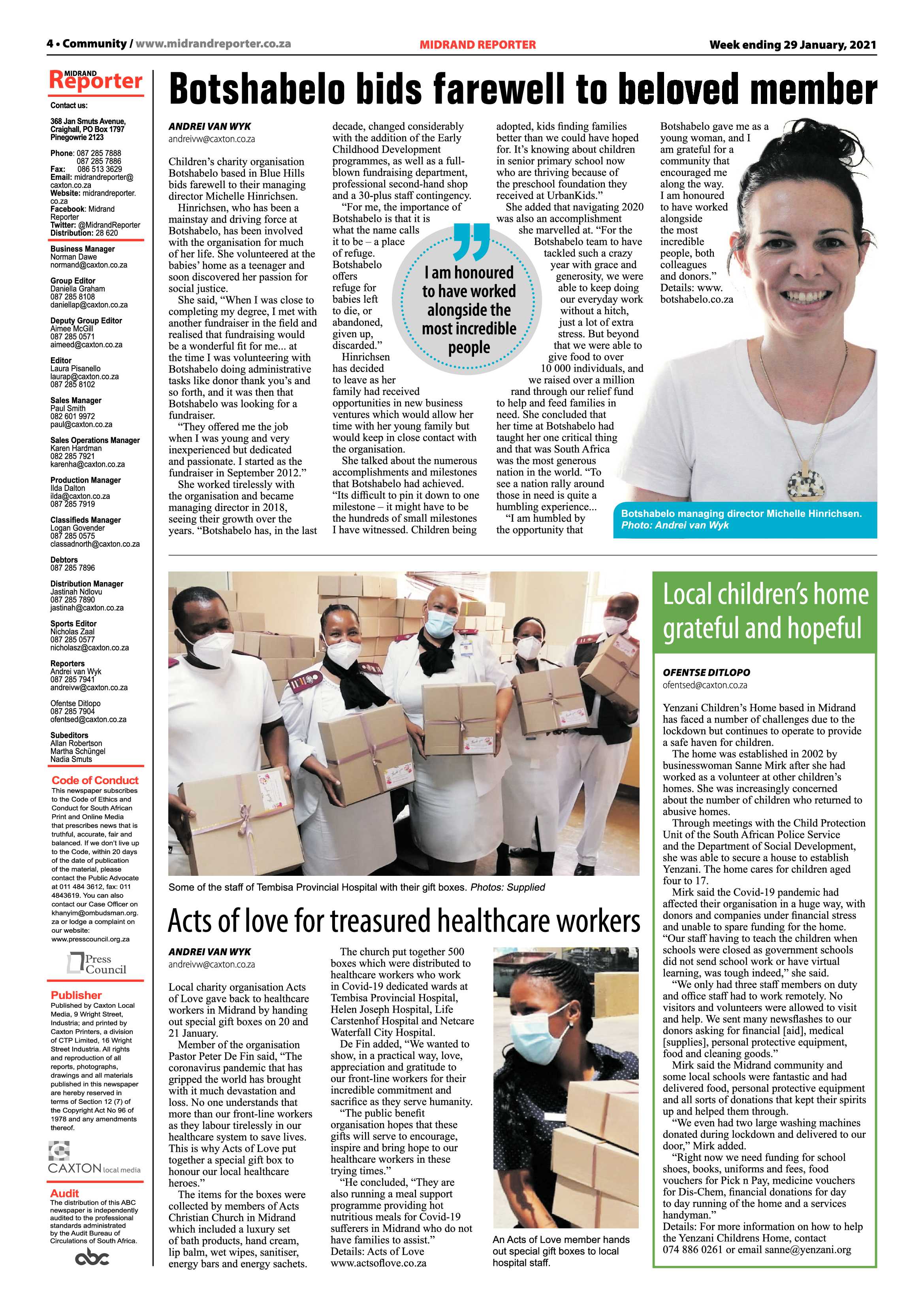 Midrand Reporter 29 January 2021 page 4