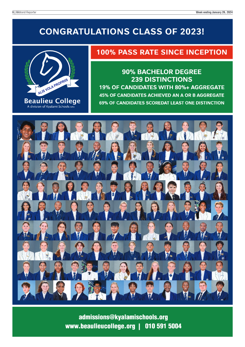 Midrand Reporter 29 January 2024 page 6