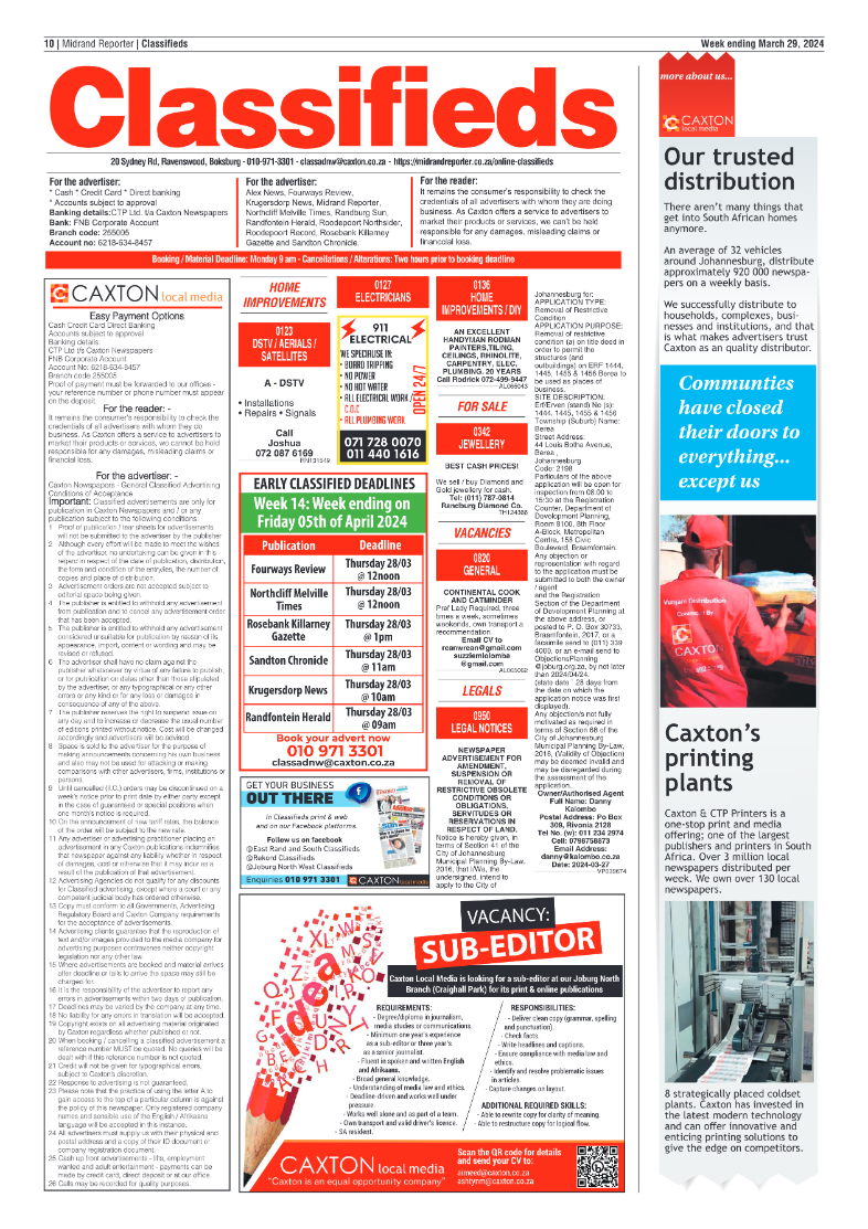 Midrand Reporter 29 March 2024 page 10