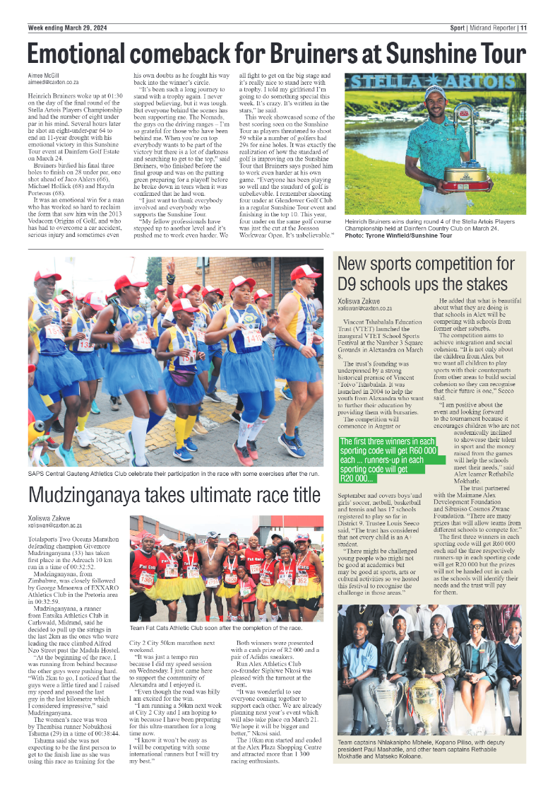 Midrand Reporter 29 March 2024 page 11