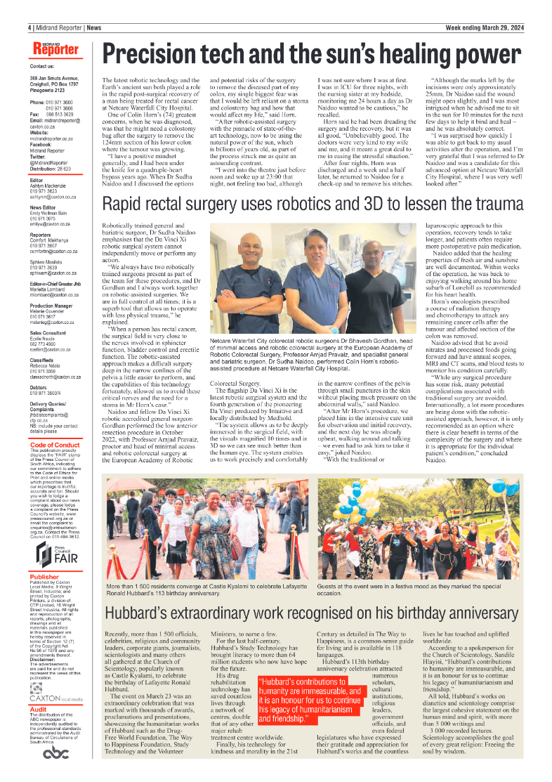 Midrand Reporter 29 March 2024 page 4