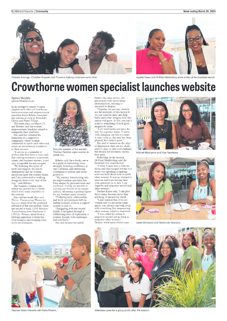 Midrand Reporter 29 March 2024 page 8