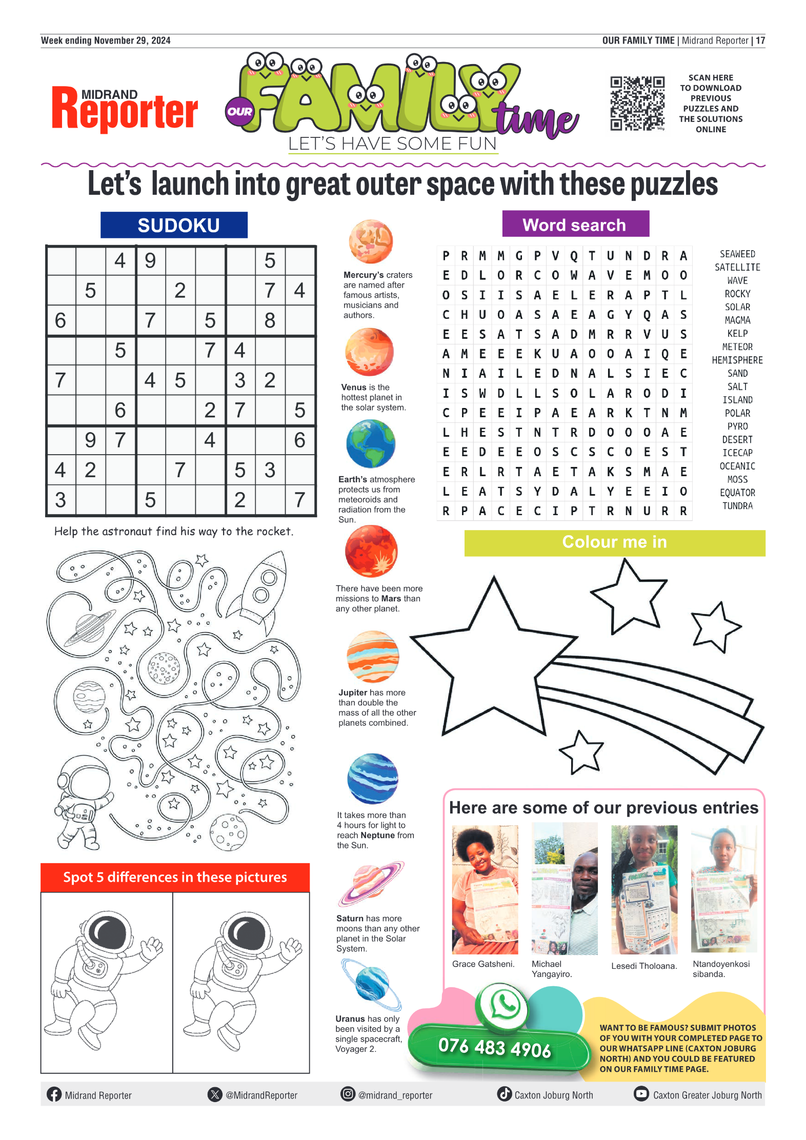 Midrand Reporter 29 November 2024 page 17