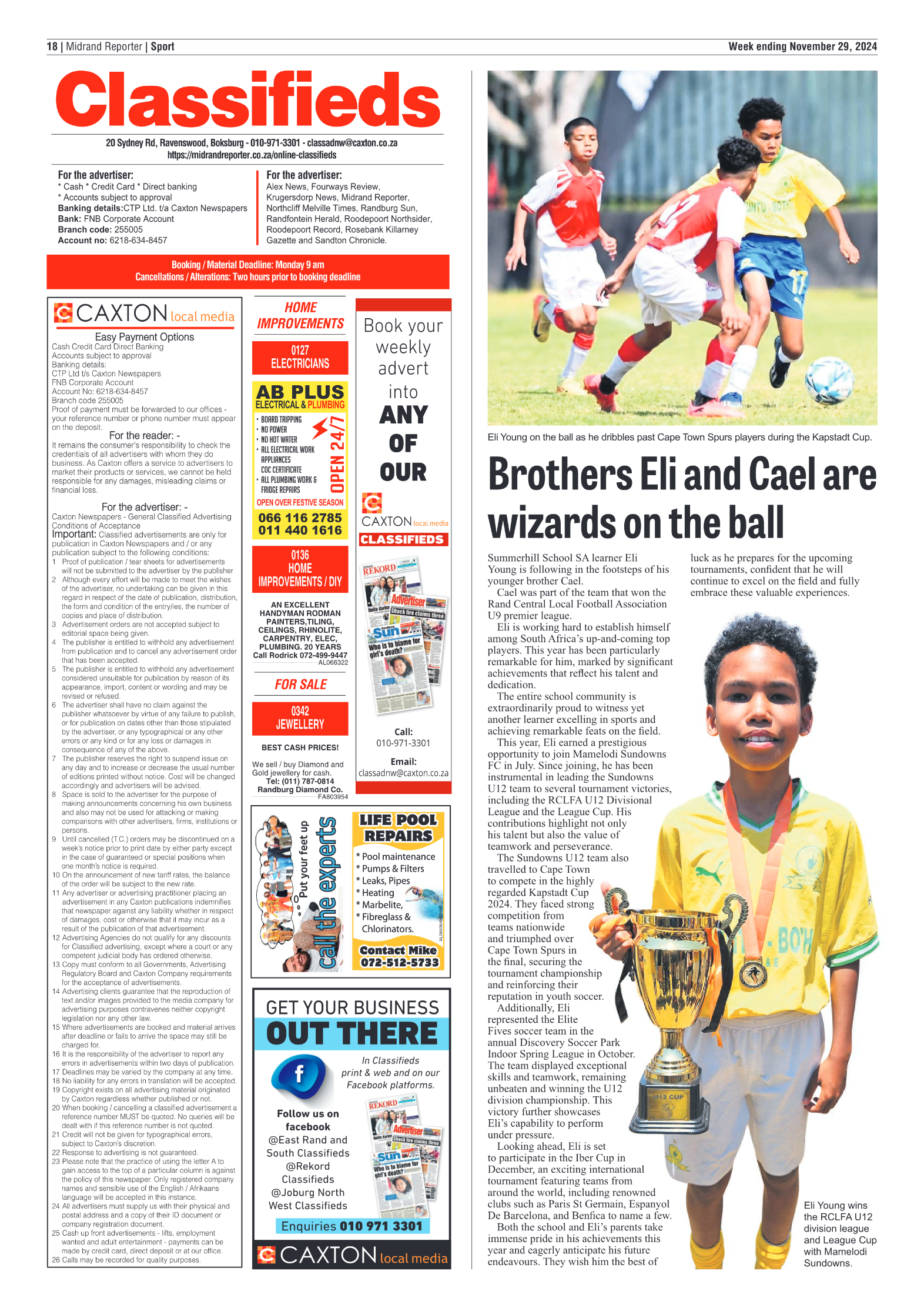 Midrand Reporter 29 November 2024 page 18