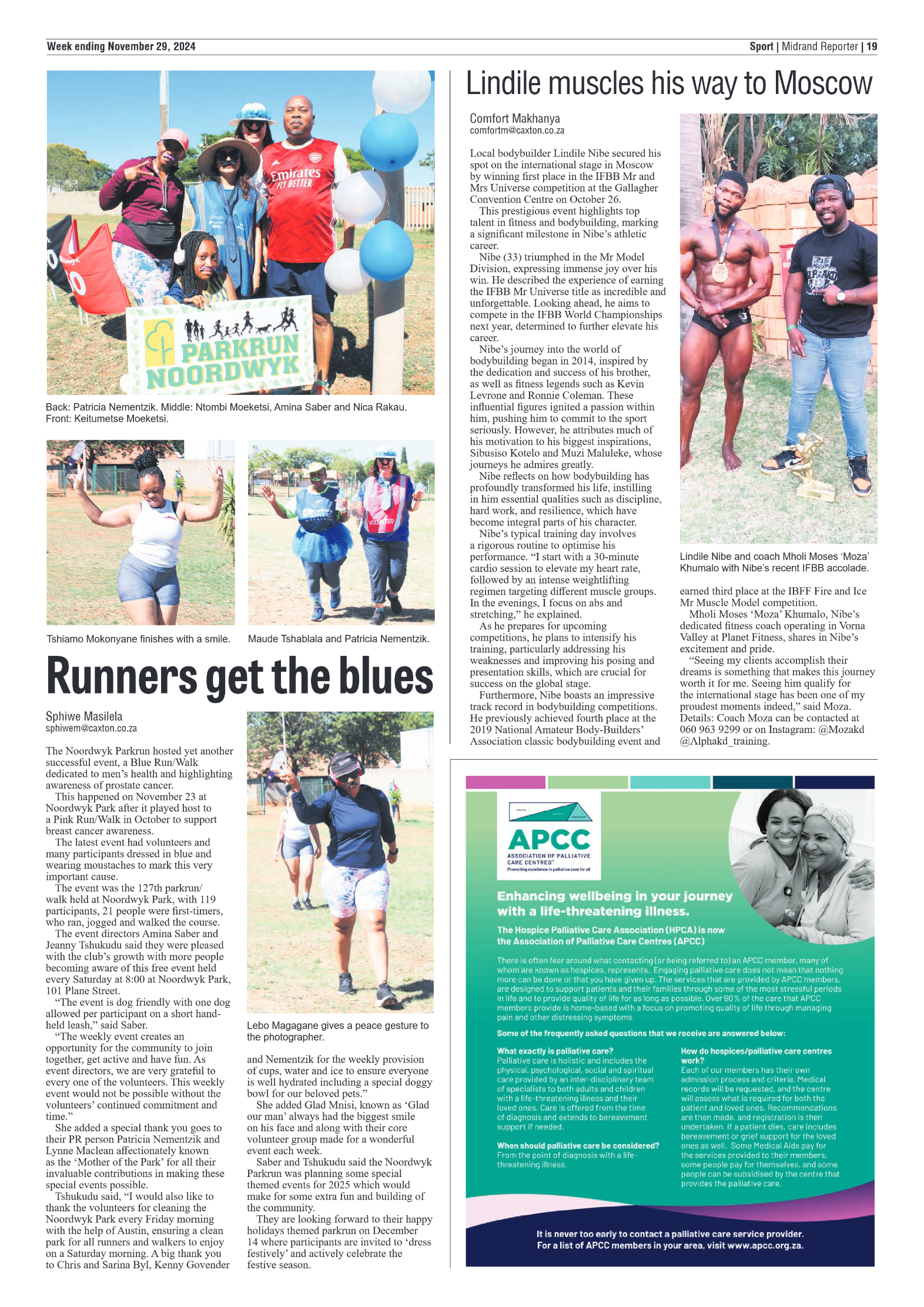 Midrand Reporter 29 November 2024 page 19