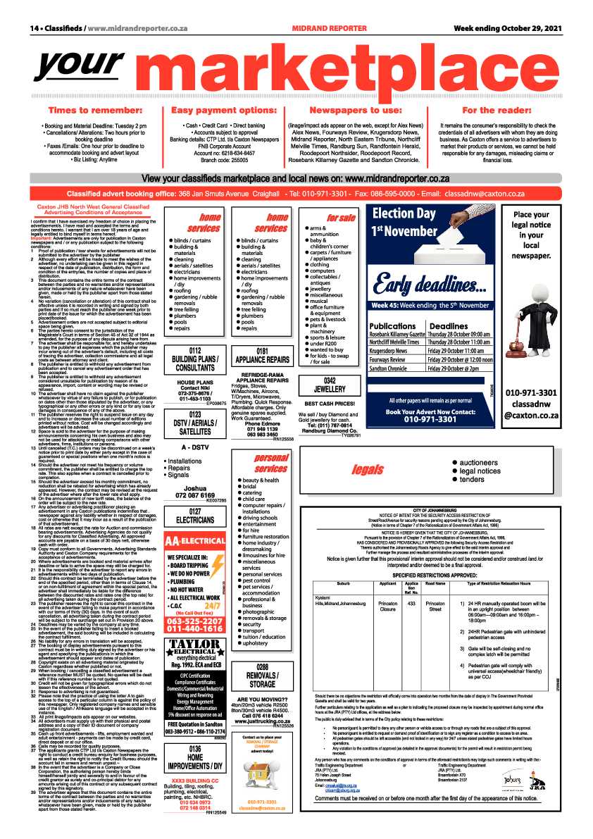 Midrand Reporter 29 October 2021 page 16