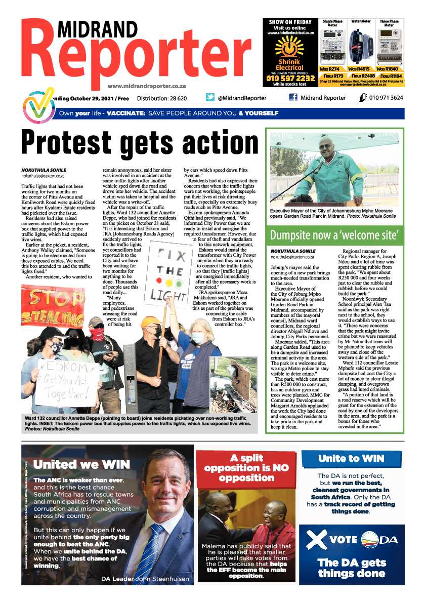 Midrand Reporter 29 October 2021 page 3