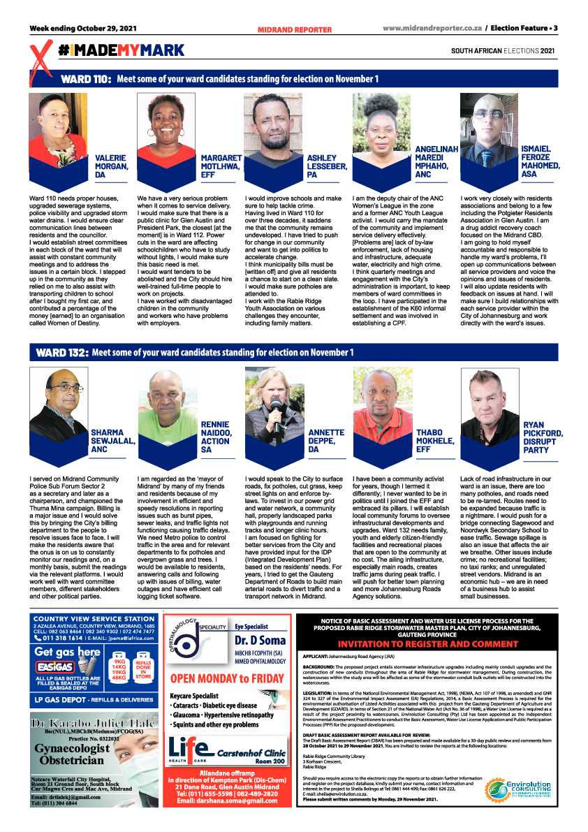 Midrand Reporter 29 October 2021 page 5