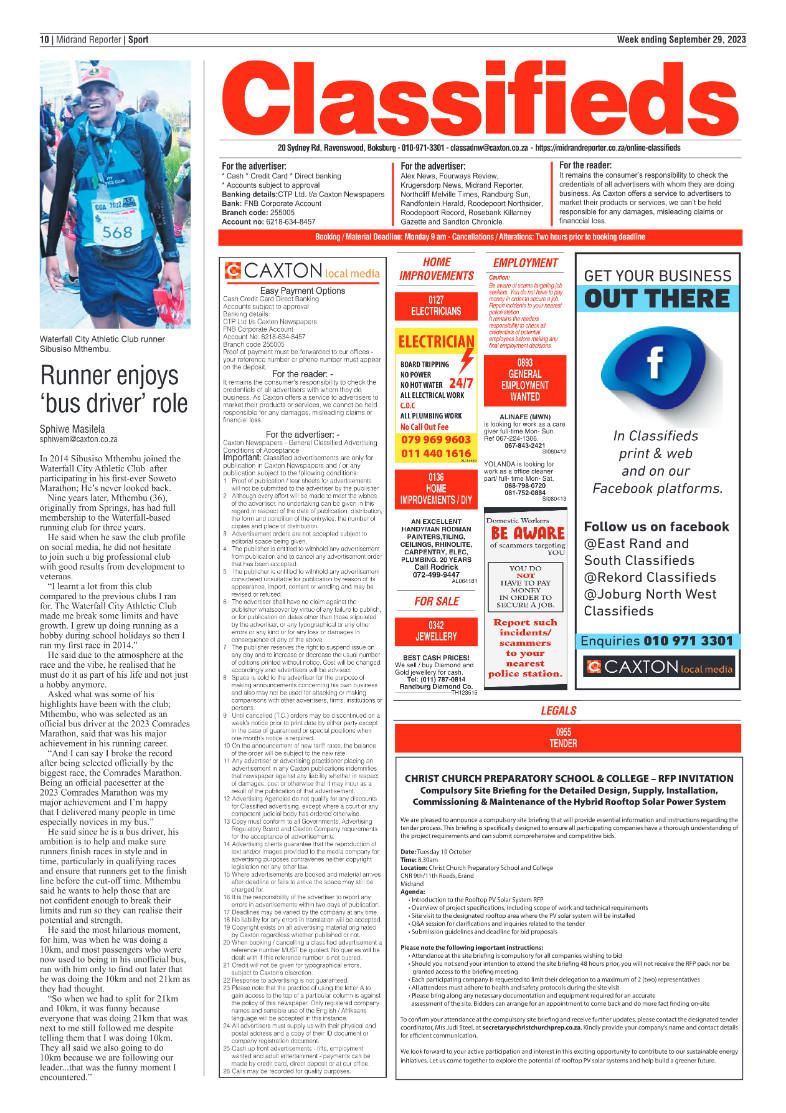 Midrand Reporter 29 September 2023 page 10