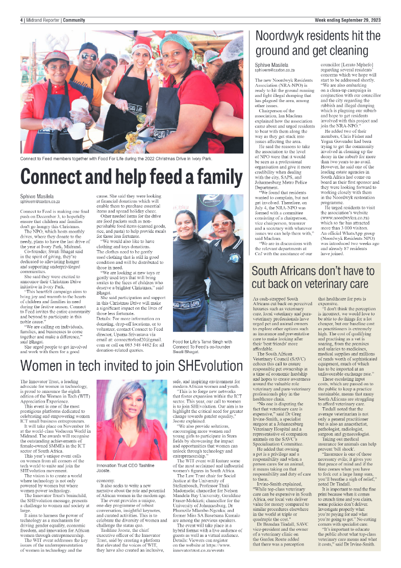 Midrand Reporter 29 September 2023 page 4