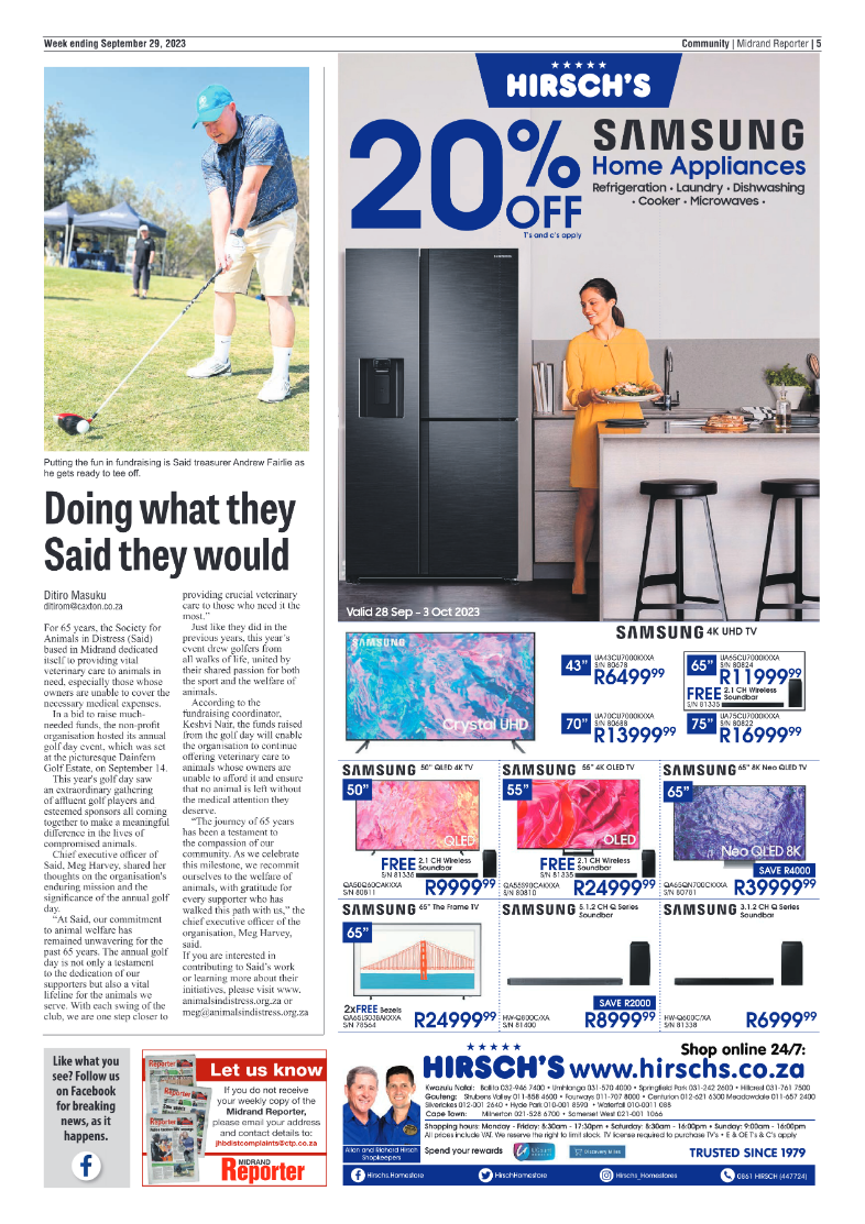 Midrand Reporter 29 September 2023 page 5