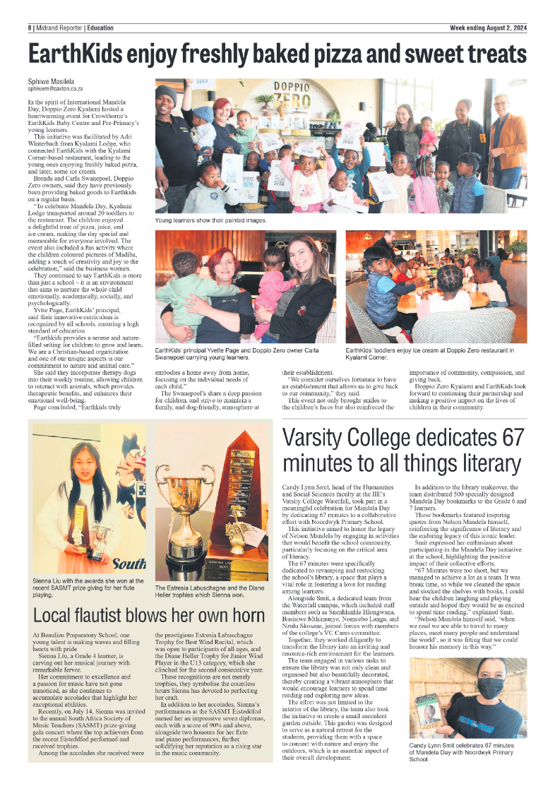 Midrand Reporter 2 August 2024 page 16