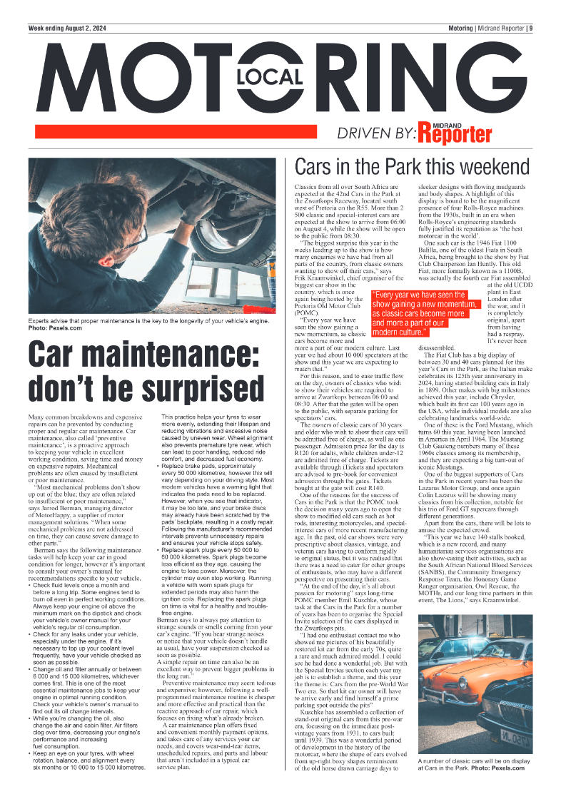 Midrand Reporter 2 August 2024 page 17