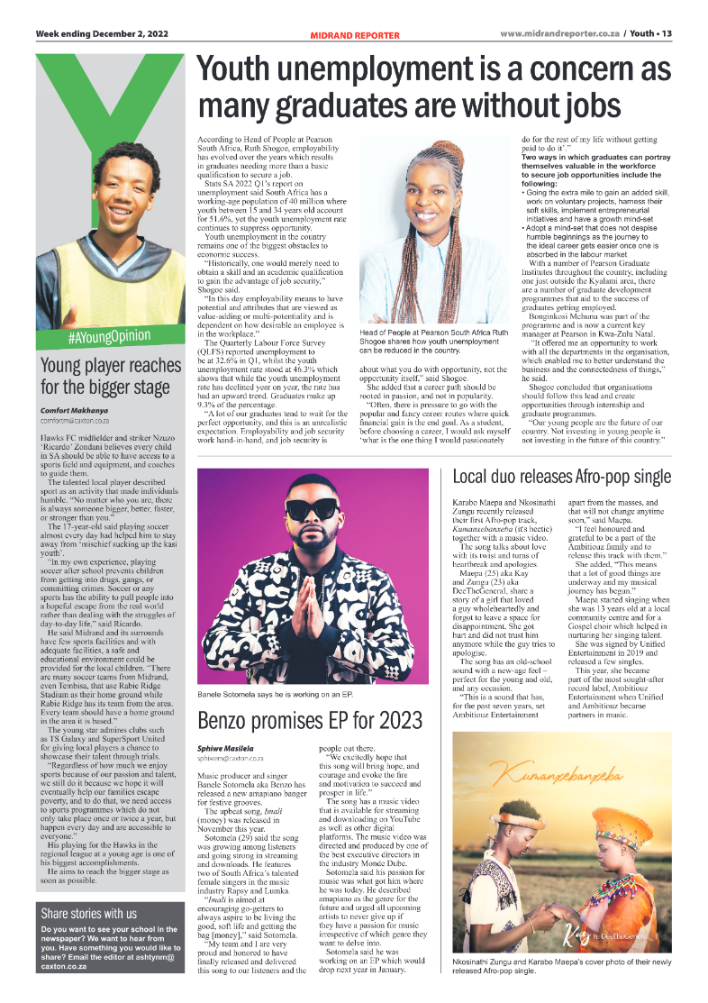 Midrand Reporter 2 December 2022 page 13